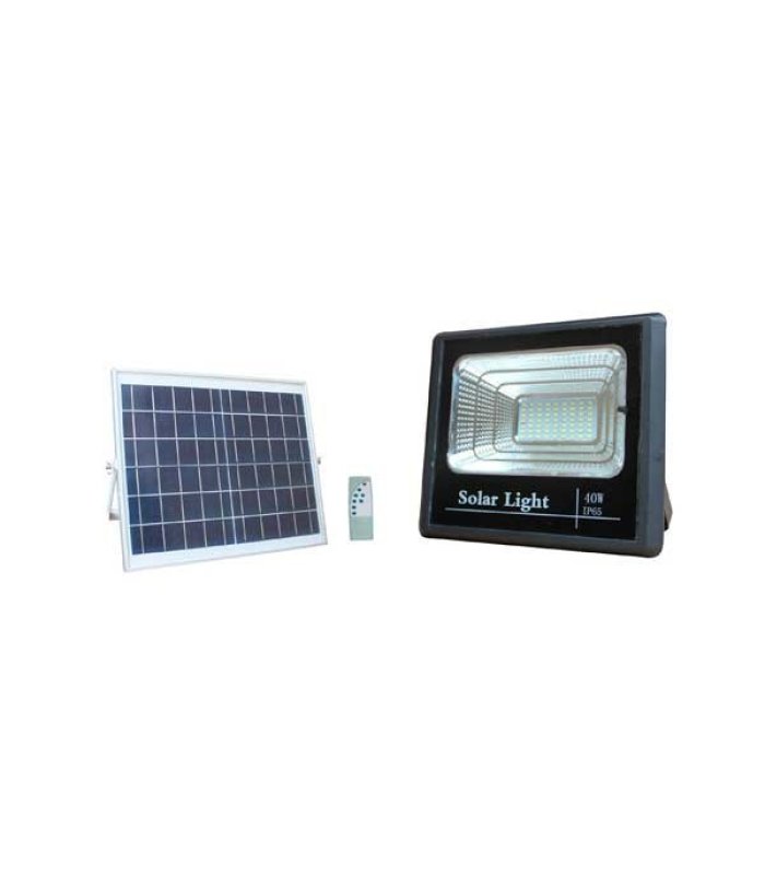 Proiector LED 40W SMD cu Panou Solar